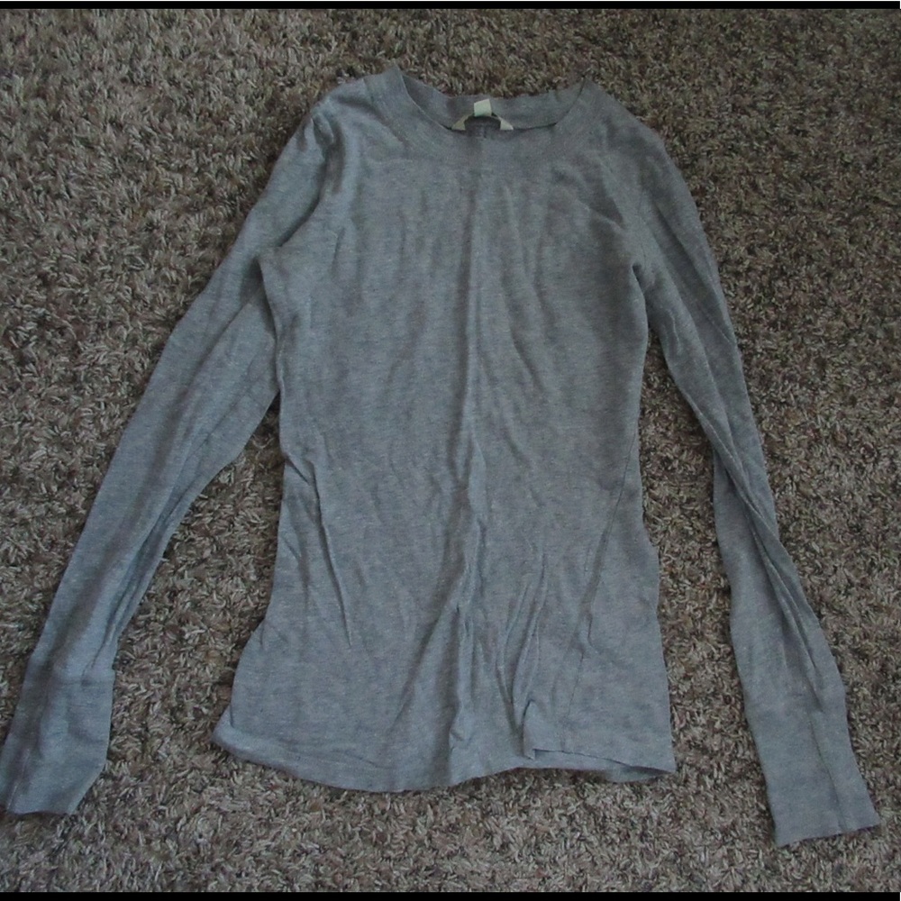 Grey long sleeve top from Nordstrom